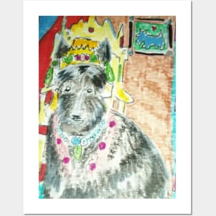 Scotty dog dressup art Posters and Art